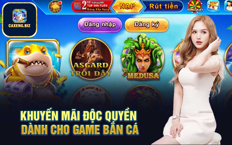 Khuyến mãi độc quyền dành cho game bắn cá